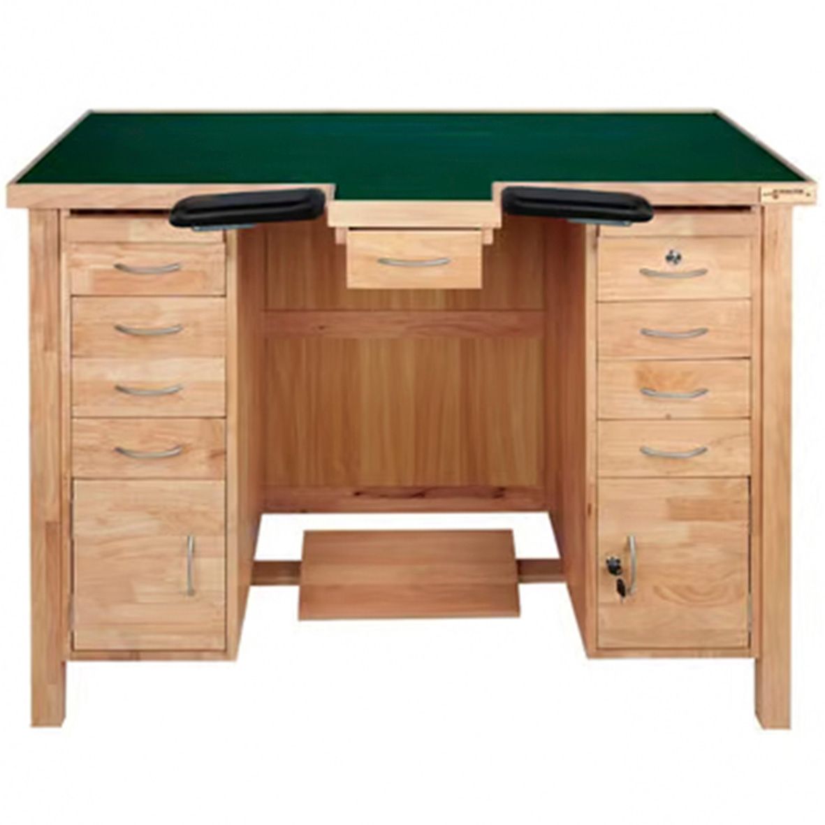 Durston Superior Wooden Bench With Side Drawers