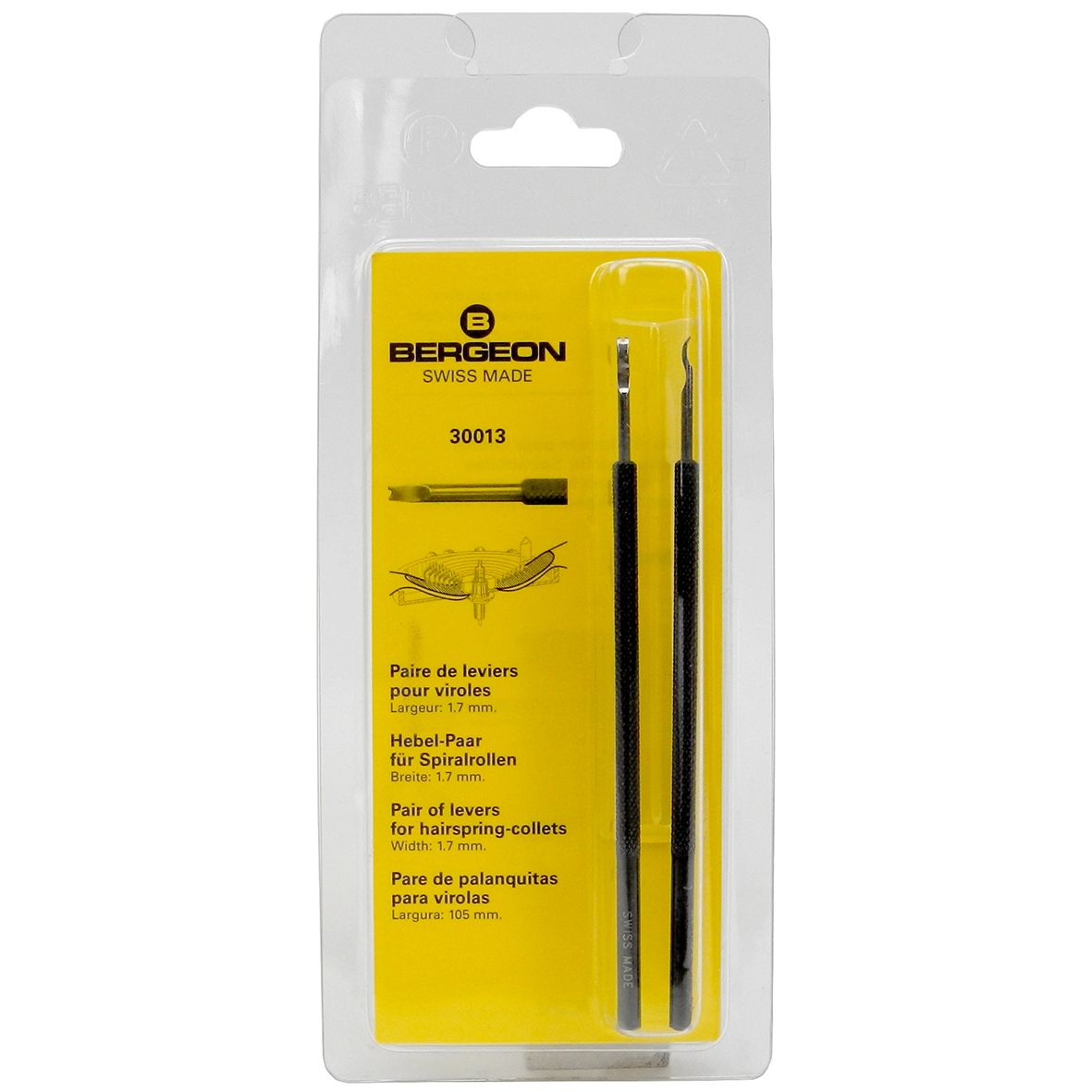 HAIRSPRING LEVERS 1.70mm BERGEON 30013 - HH30013