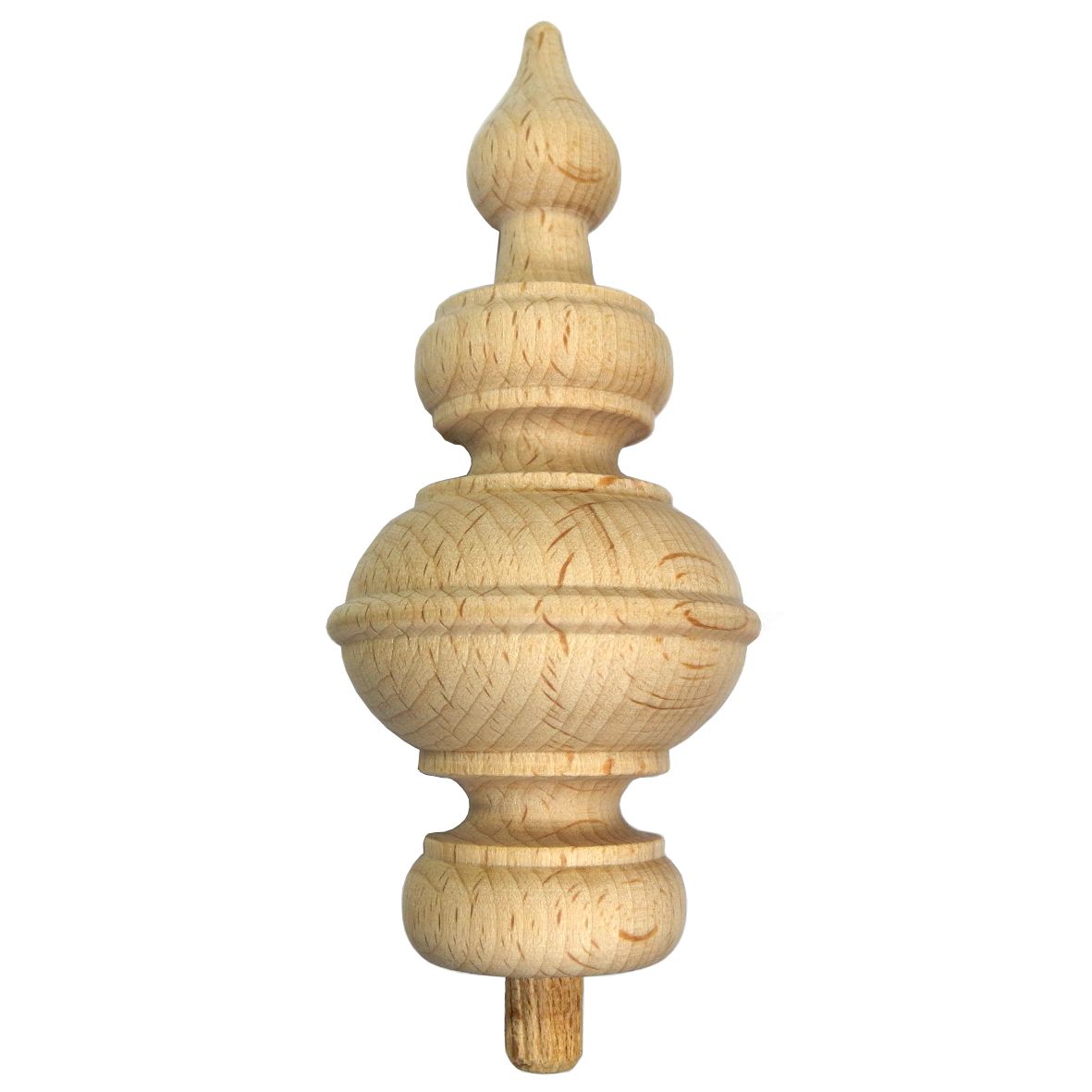 Long Case Wooden Clock Finial Longcase Ornament Decoration 103 x 49mm - CF2110