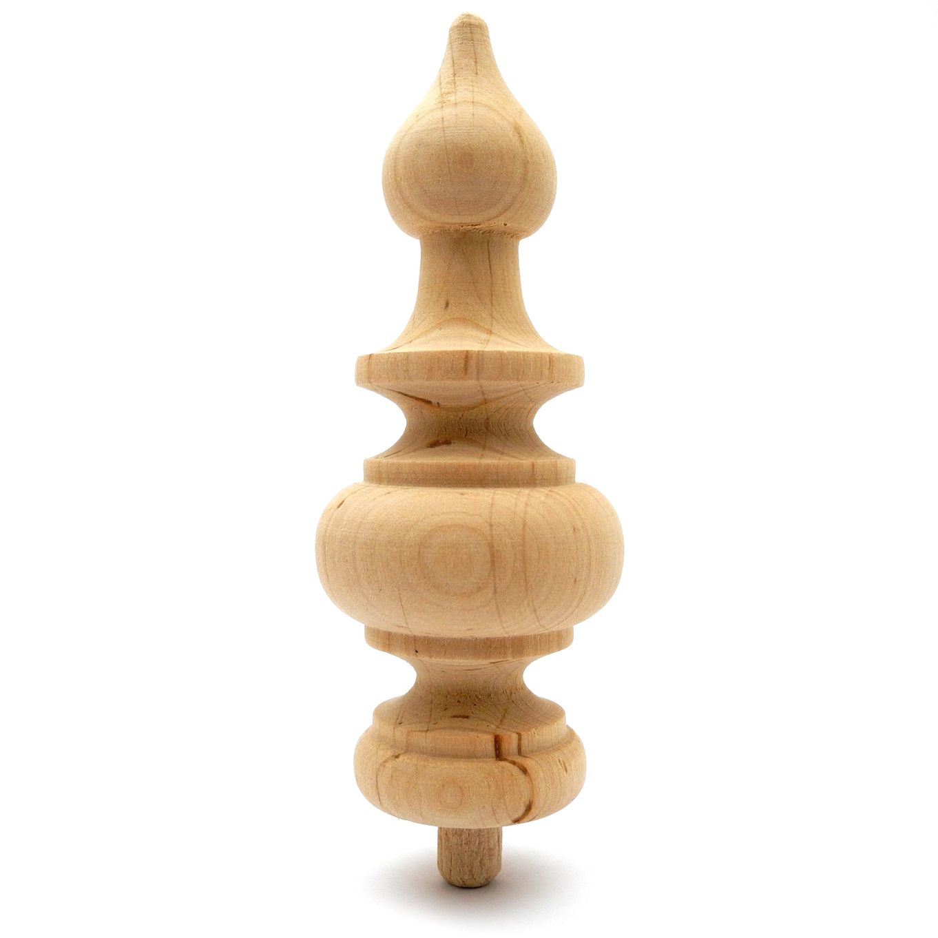 Long Case Wooden Clock Finial Longcase Ornament Decoration 97x 39mm - CF2111