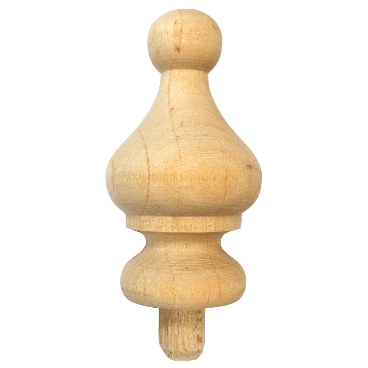 Long Case Wooden Clock Finial Longcase Ornament Decoration 51x 30mm - CF2117
