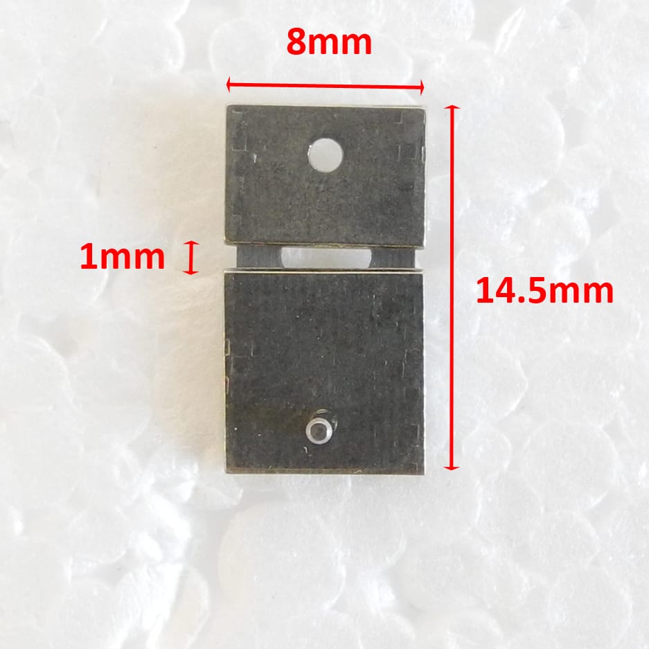 Suspension German & English 8 Day Clock Clock 14.50mm x 8.00mm - CS581