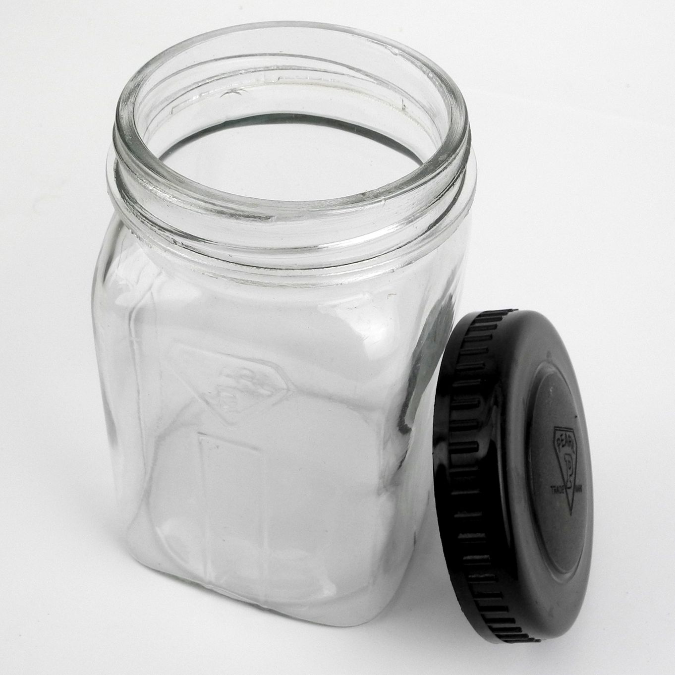 Glass Jar & Lid Generic (Pearl) For Elma RM90 / SuperElite Cleaning Machine - HC489-2