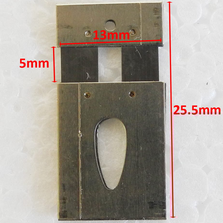 Suspension German & English 8 Day Clock Clock 25.50mm x 13.00mm - CS58308