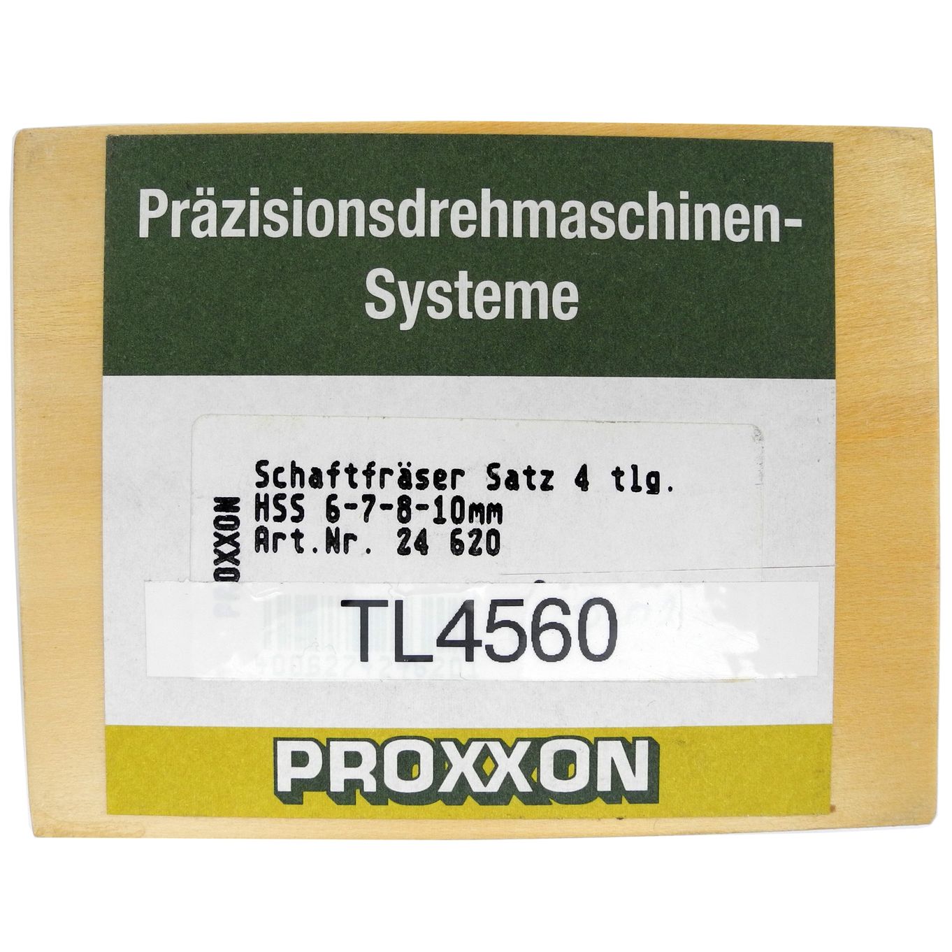 PROXXON 4 PIECE MILLING CUTTER SET (6 - 10MM) - TL4560