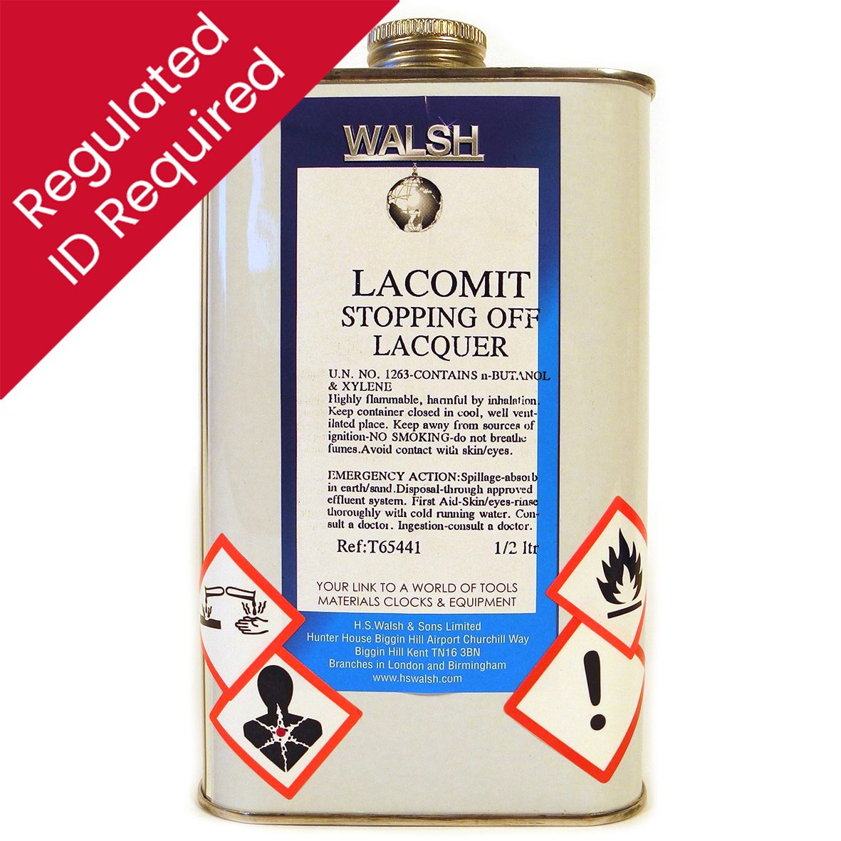 *DGS Lacomit Stoping Off Lacquer For Plating (500ml) - T65441
