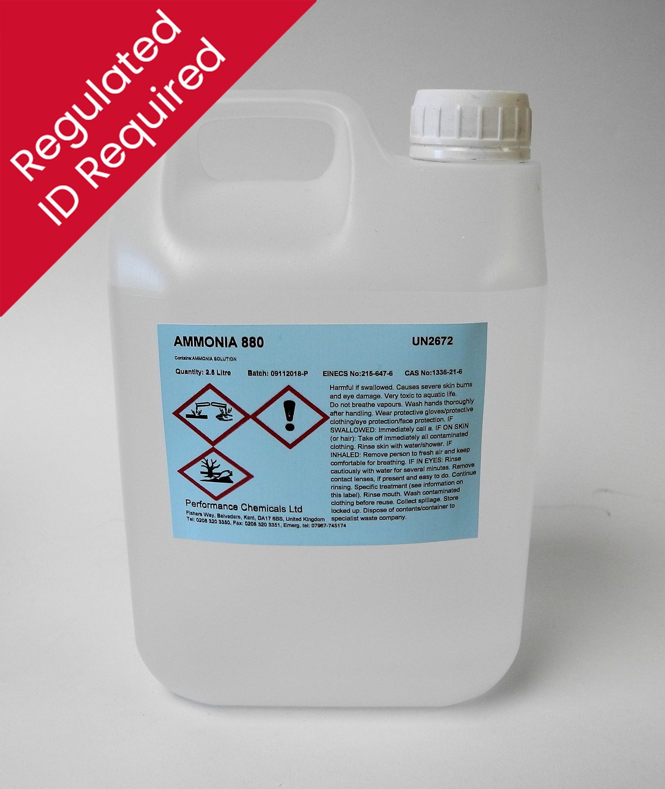 *DGS Ammonia 25% (2.5 ltr) - T4204863
