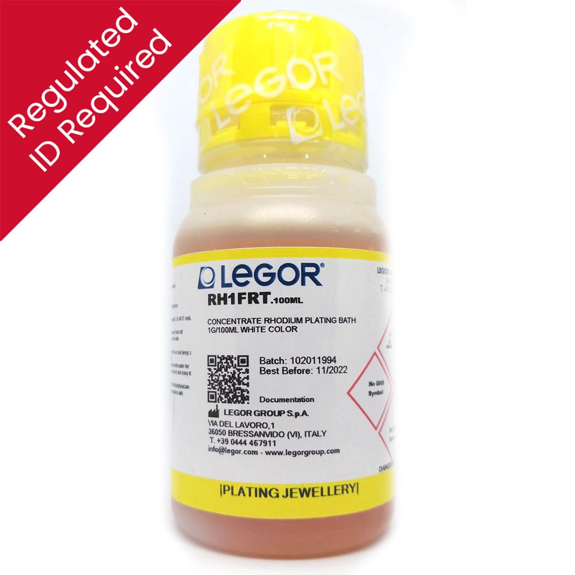 Legor Ultrabrite RH2FXL 2g Rhodium - TP1314A