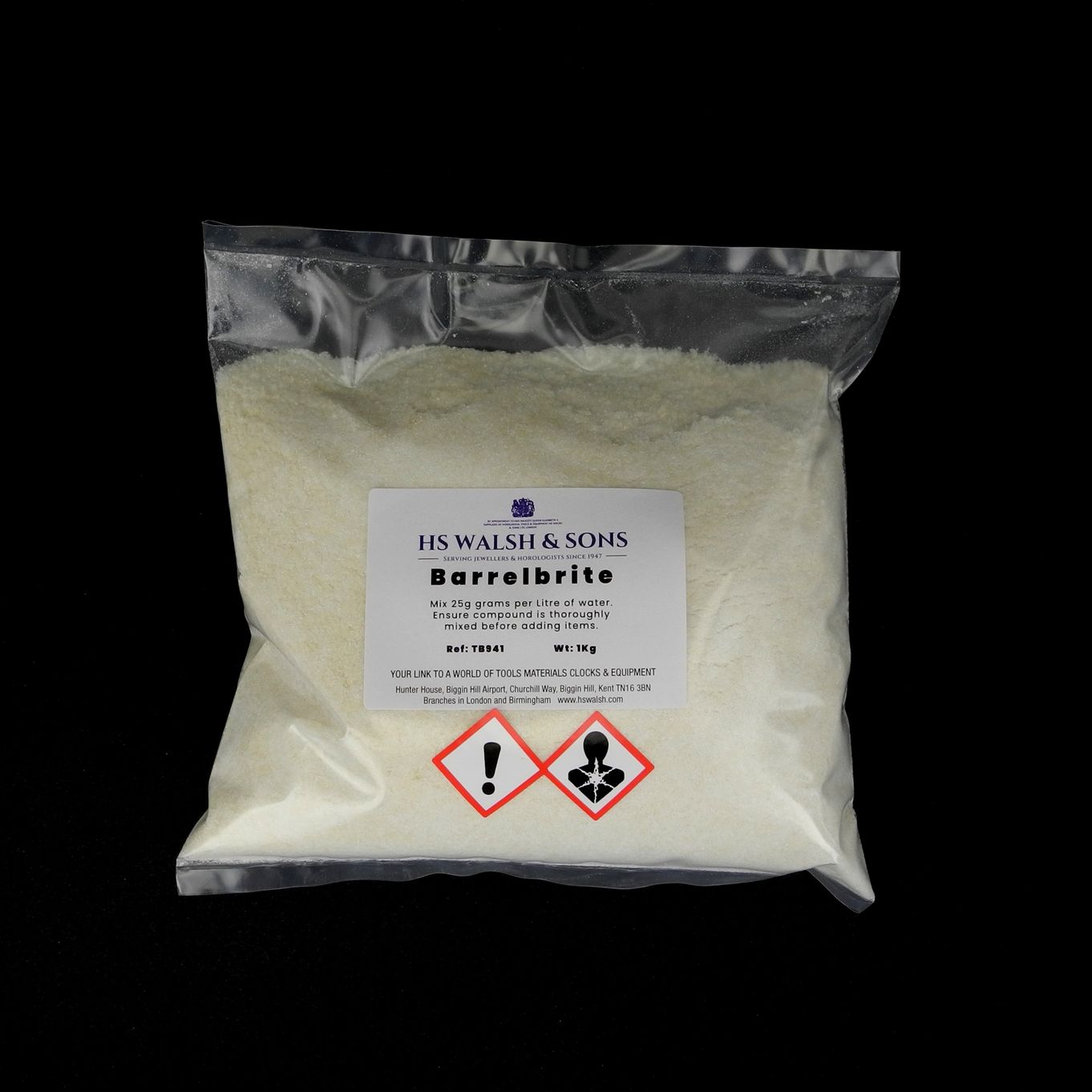 Barrelbrite Barrel Brite Barrelling Powder Compound 1kg - TB941
