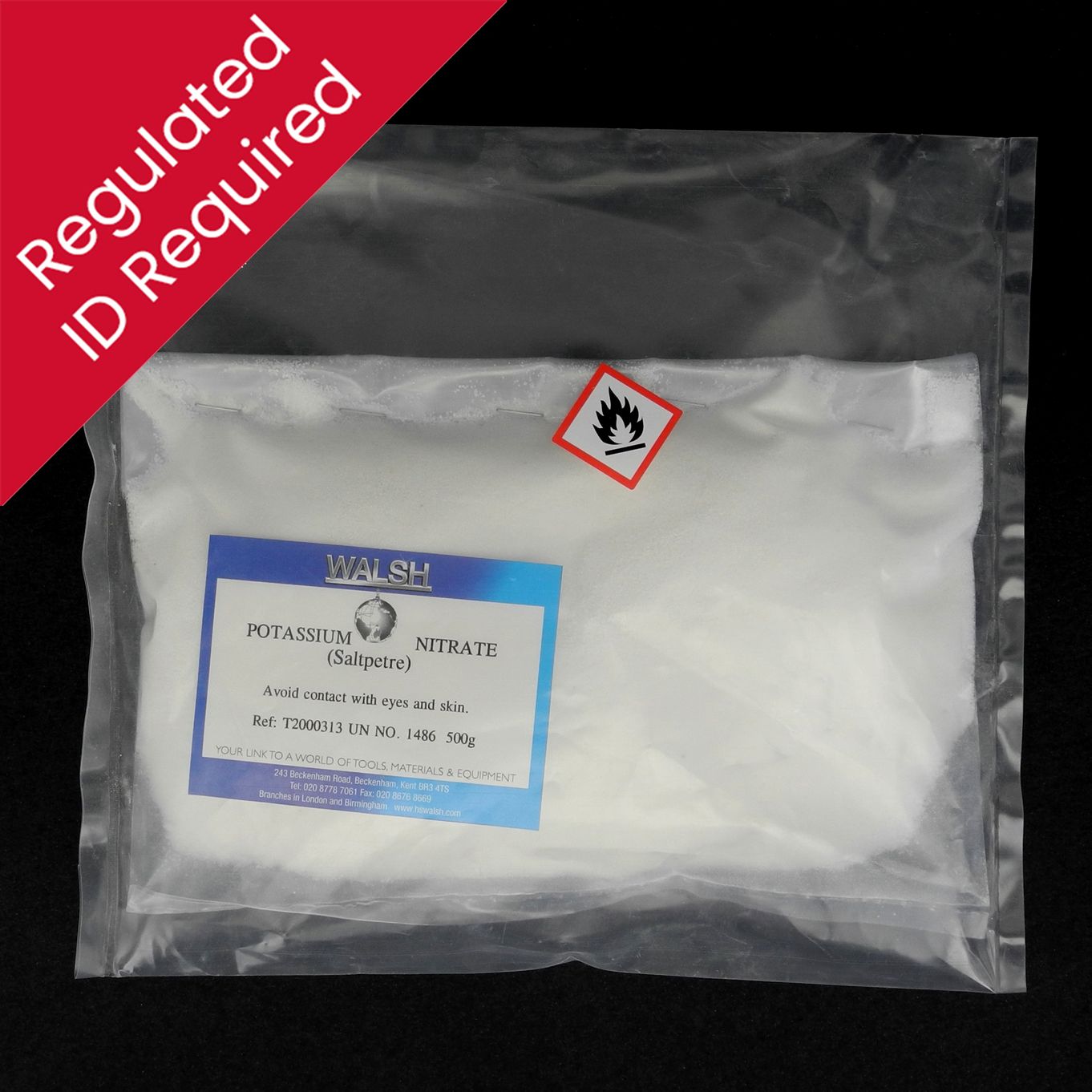 Potassium Nitrate 'Saltpetre' (500g) - T2000313