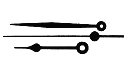 Plastic Spade Hands for CM219 & CM220 - CH513