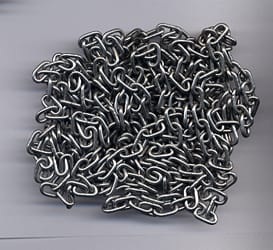 Long Case Clock Chain Steel 36 Links Per Foot - CC436