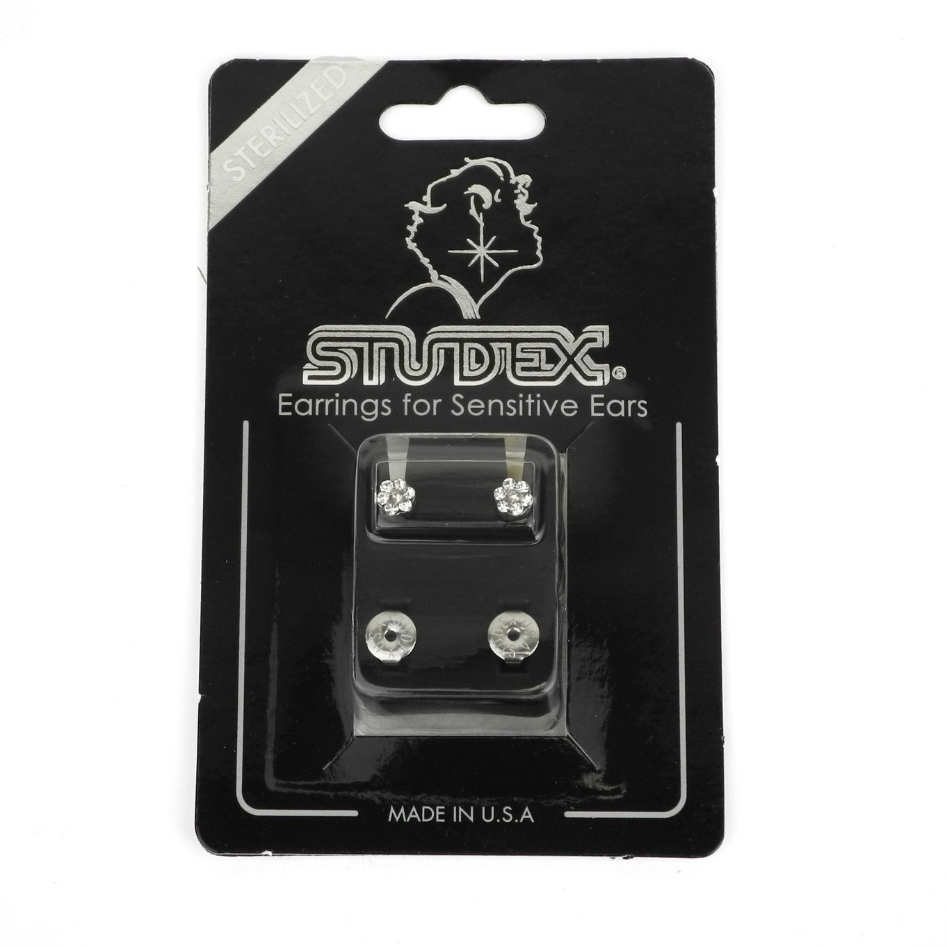 STUDEX APRIL DAISY STUDS - 3 CARDED PAIRS - E6004W