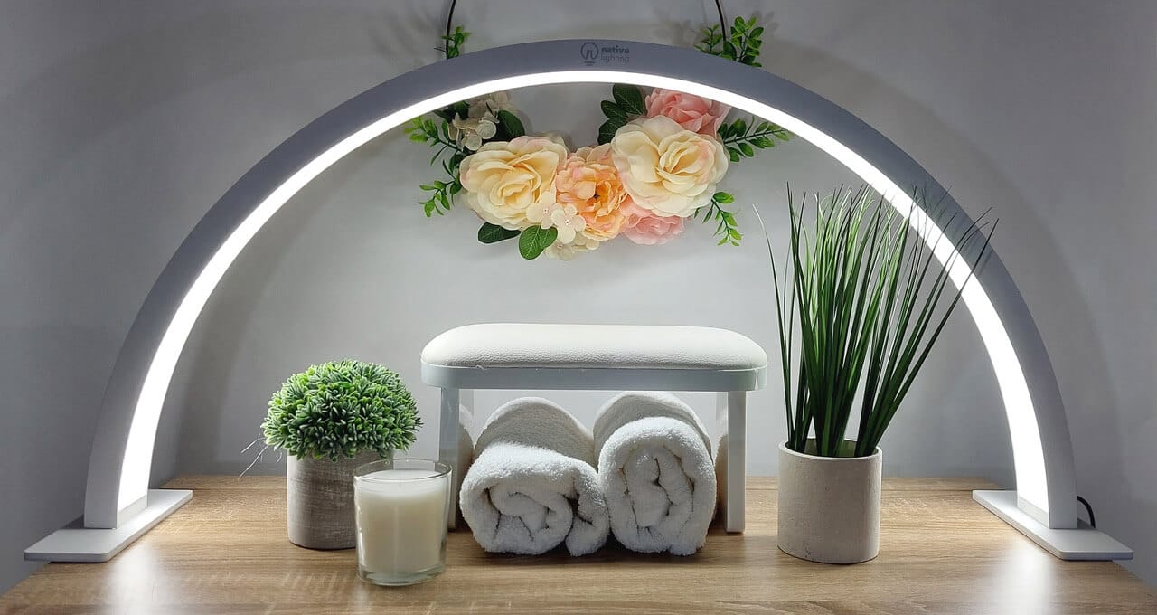 CURVE DESK LAMP NATIVE LIGHTING N3192 WHITE - TL3192W