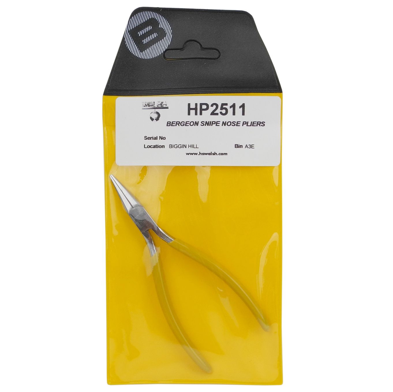 Pliers Snipe Nose Smooth Jaw Bergeon 2511 - HP2511