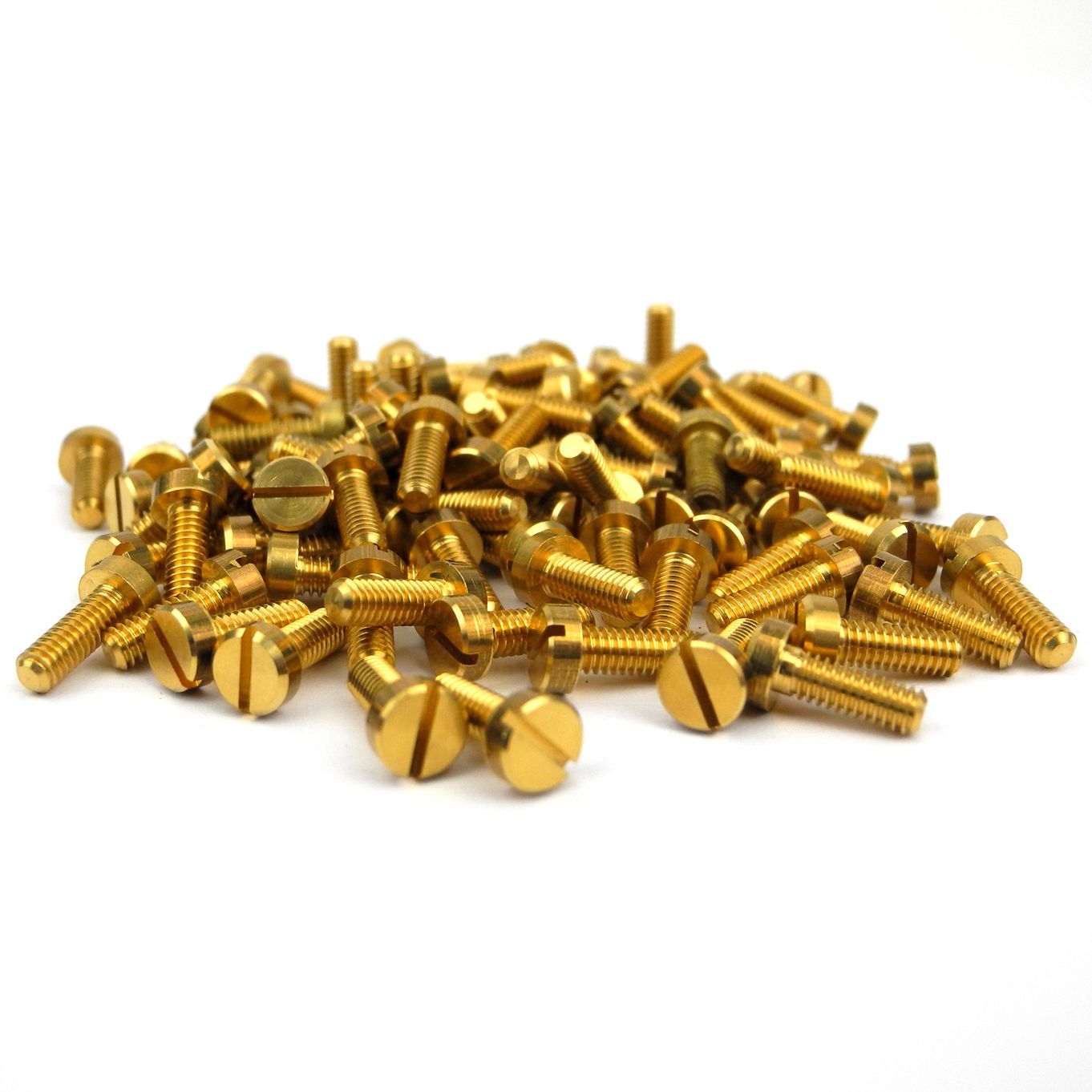 SCREW 6BA 5-16IN. CHEESE BRASS (100 Pieces) - CS3014