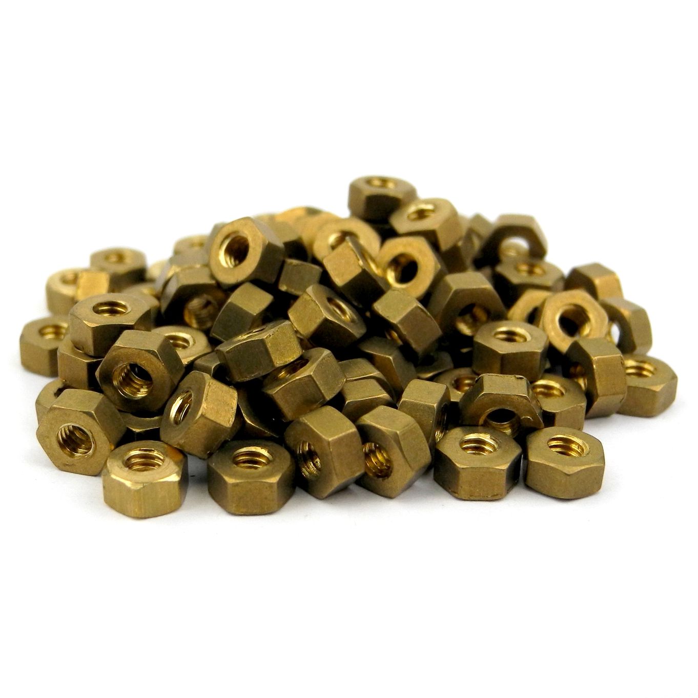 NUTS 6BA BRASS (100) - CN14