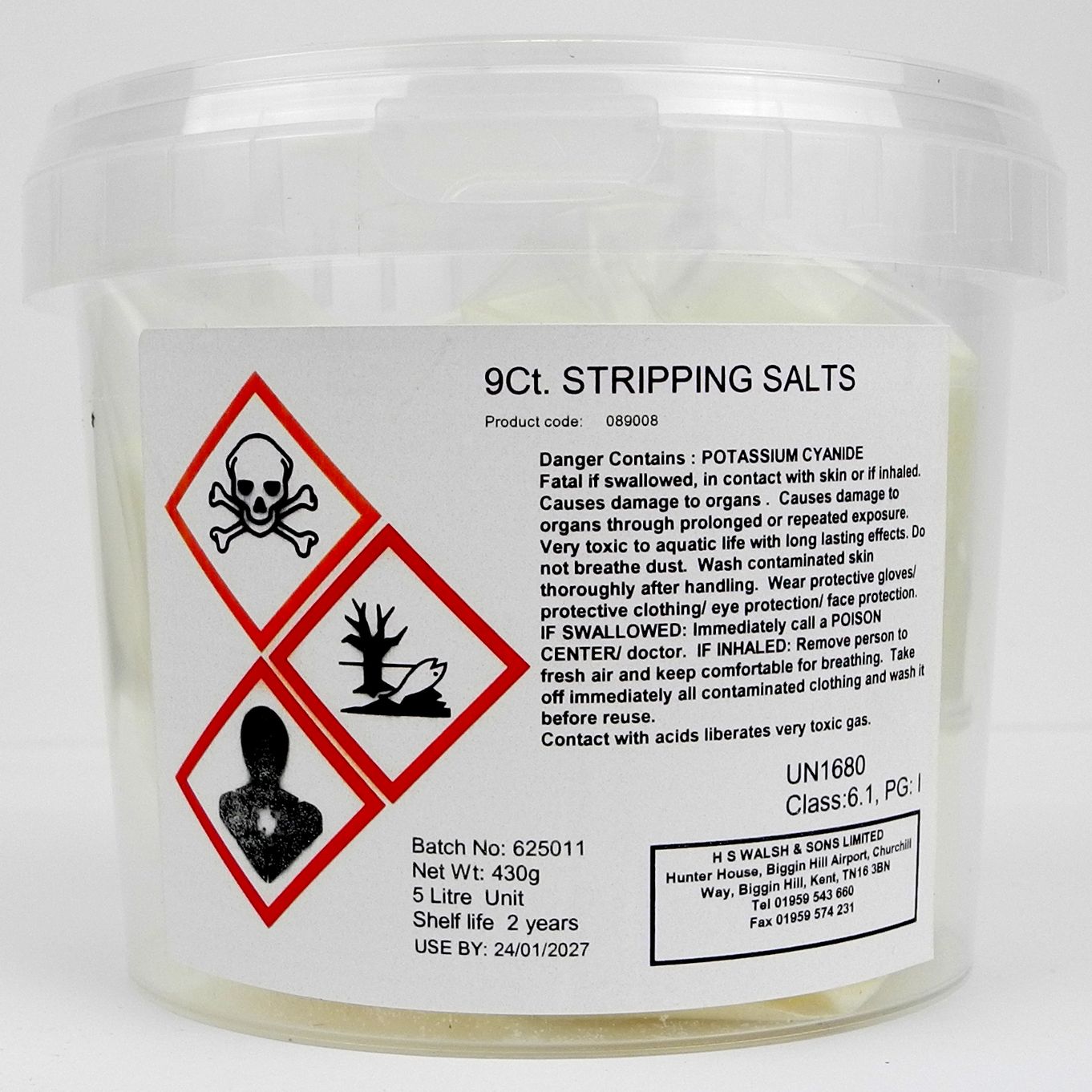 *DGS 9ct Stripping Salts (5 Litre) - TS118