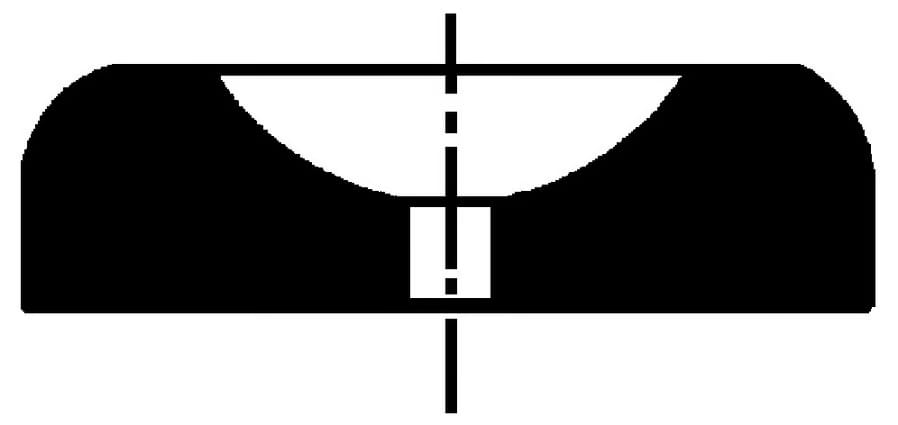 0.19mm x 2.30mm Bergeon 30712 Seitz Flat Cylindrical Jewel Hole