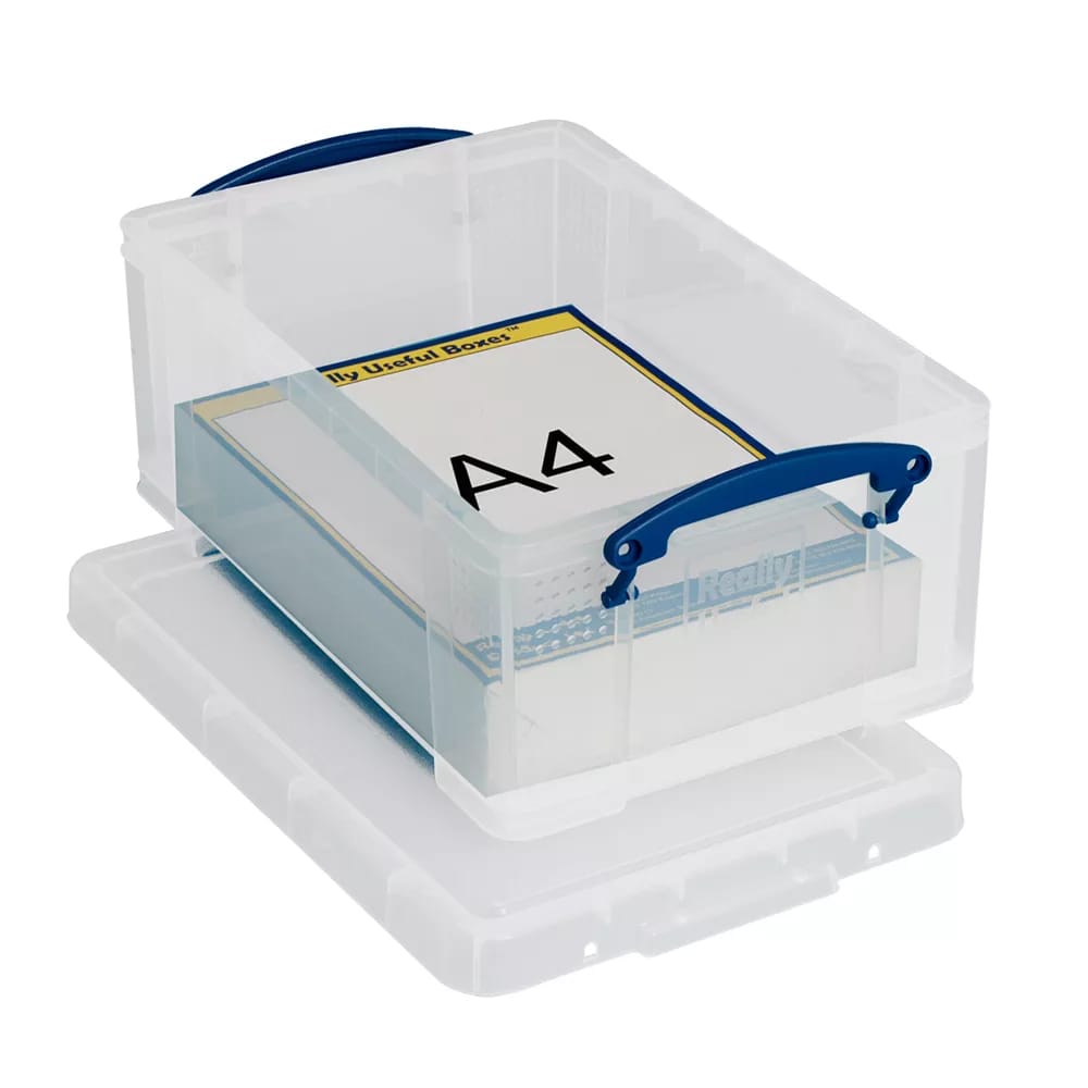 REALLY USEFUL STACKABLE 9 LITRE A4 BOX - TQB2010
