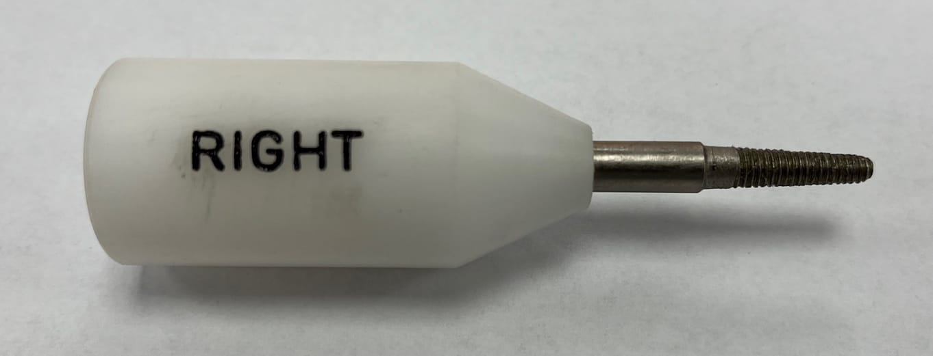 TAPERED CHUCK MANDREL PLASTIC (Right) For Polishing