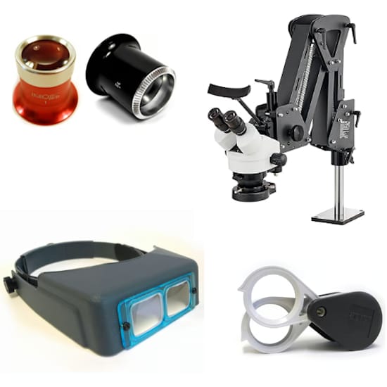 Jewellers Eye Glasses, Microscopes & Magnifiers