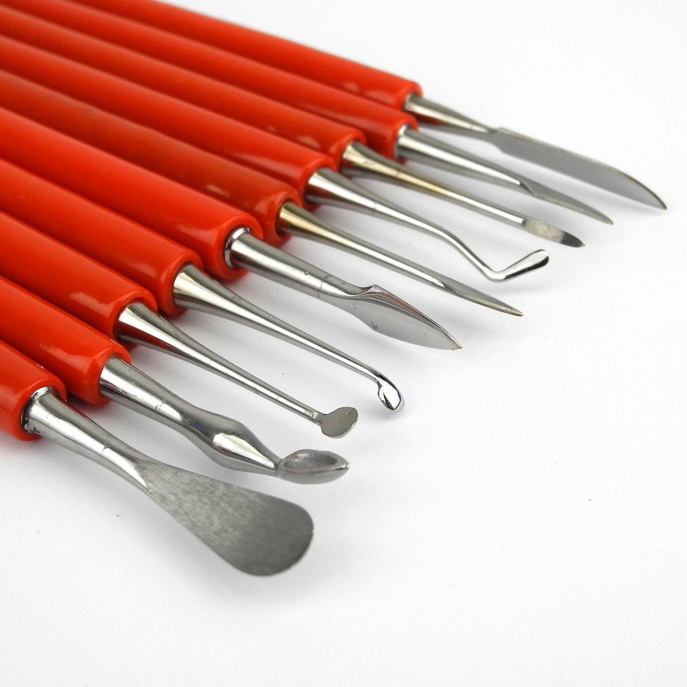 Set Of 10 Wax Working Tools - TC1020