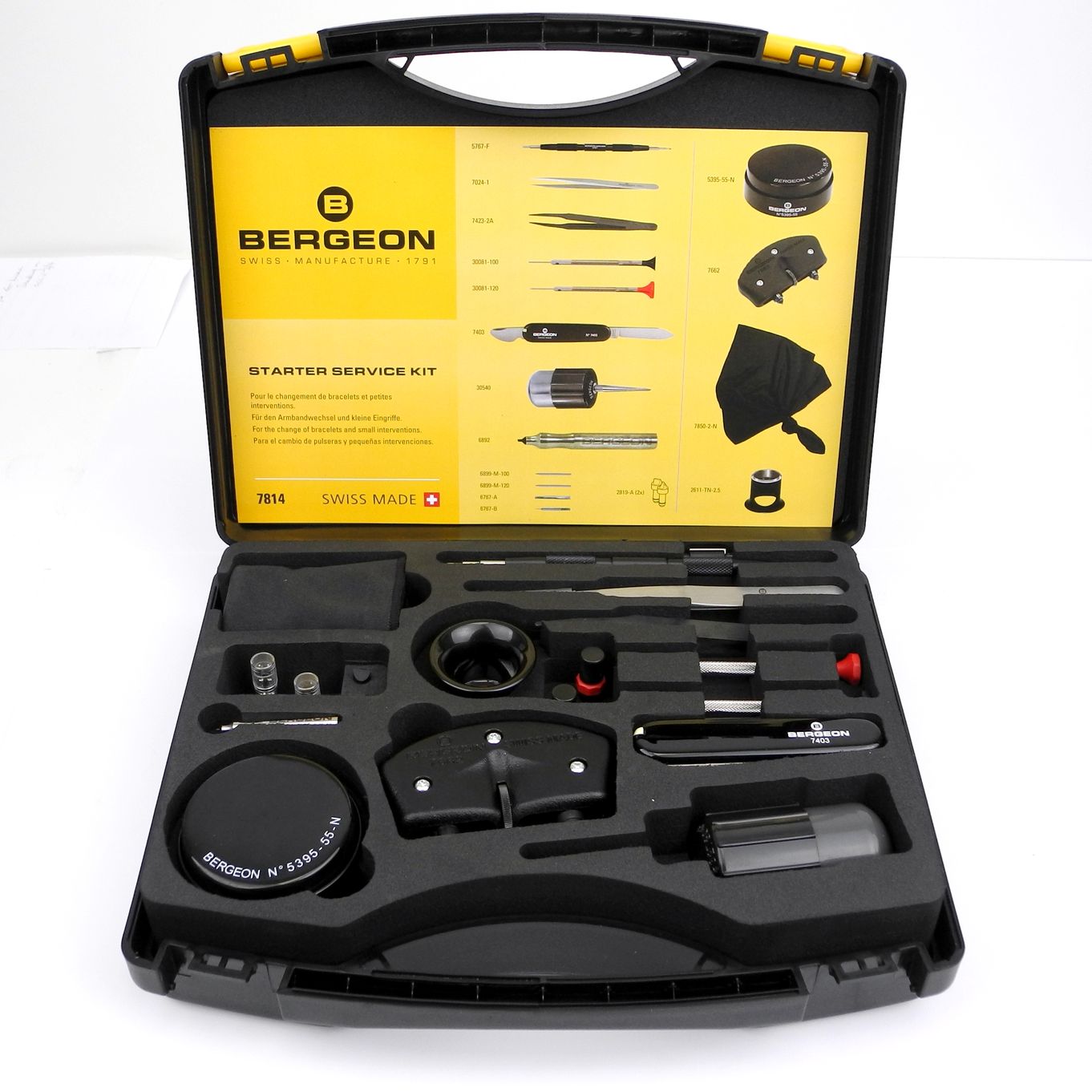 SERVICE STARTER KIT BERGEON 7814 FOR CHANGE OF BRACELETS AND SMALL INTERVENTIONS - HT7814