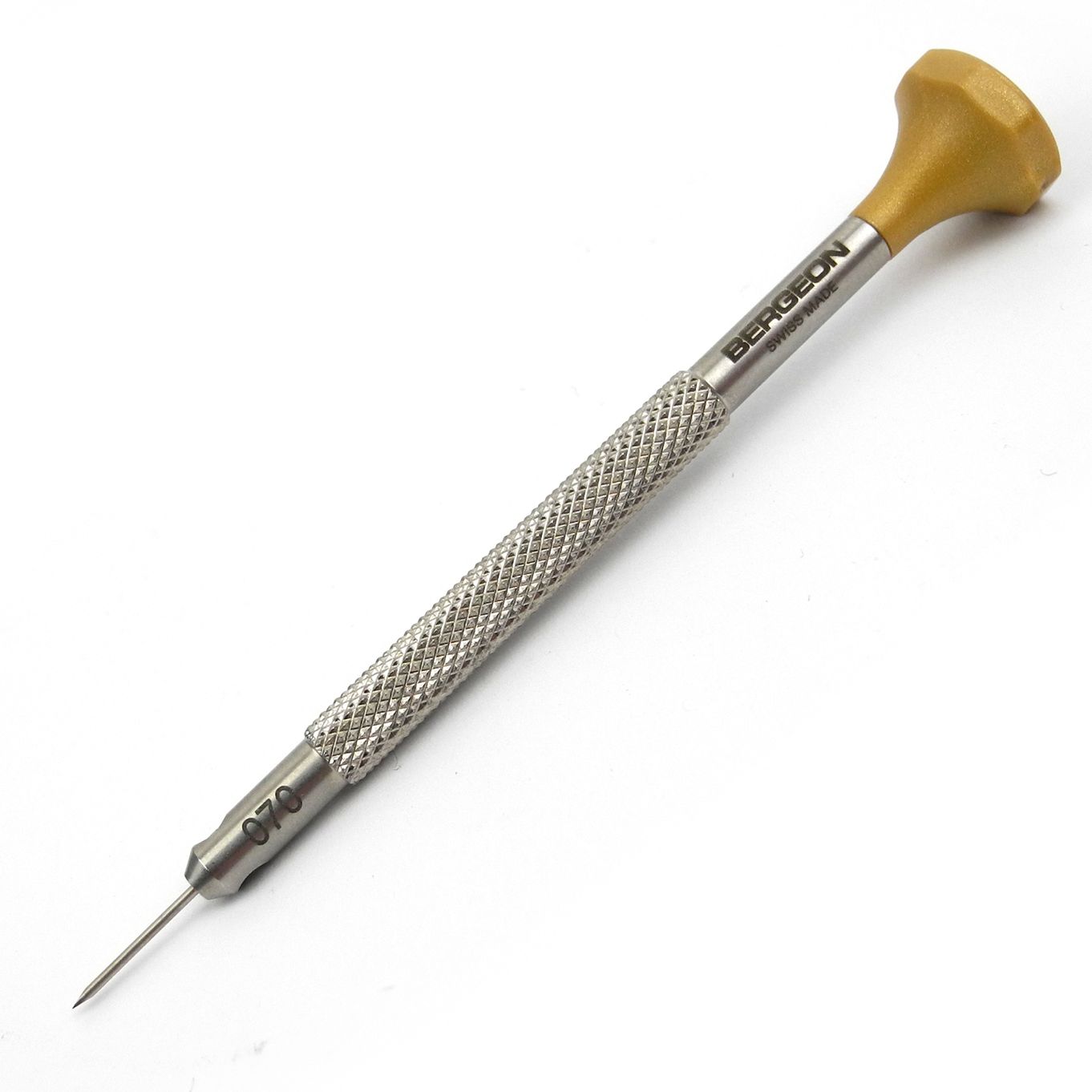 SCREWDRIVER INOX Stainless Steel Bergeon 30081-*** (Sizes Ø0.50mm - Ø3.00mm) - HS30081-***