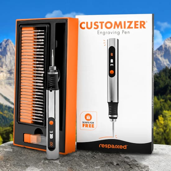 RESPARKED CUSTOMIZER ENGRAVING PEN - TECUSTOMIZER