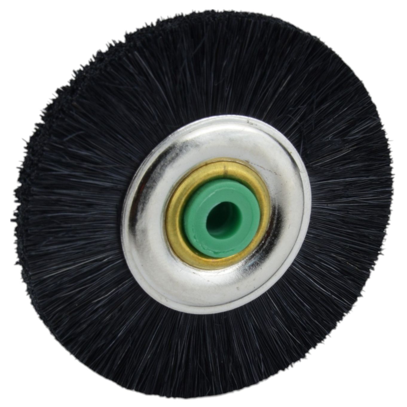 Black Bristle Wheel Plastic Centre - TMC47178P