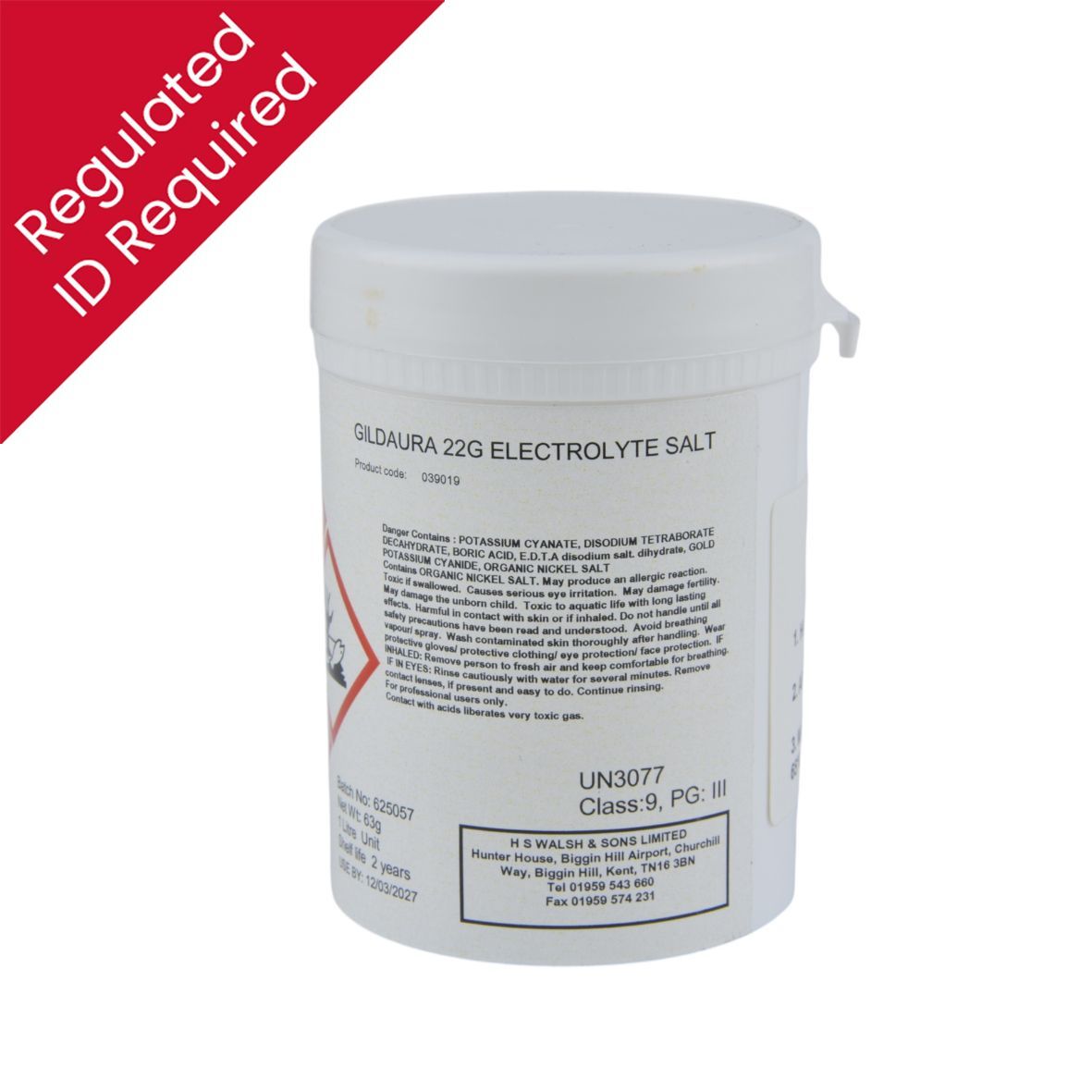  24ct COLOUR PLATING SALTS - TP1296