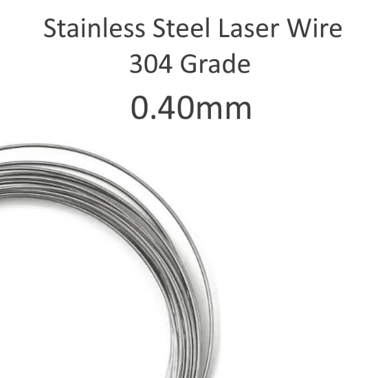 Stainless Steel Laser Wire - 304 Grade Annealed, Length 5m - TZL01
