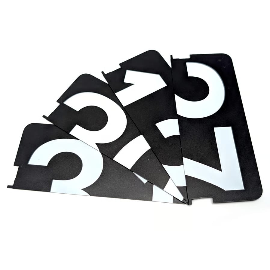 SPARE FLAPS FOR TWEMCO CLOCKS (x4)