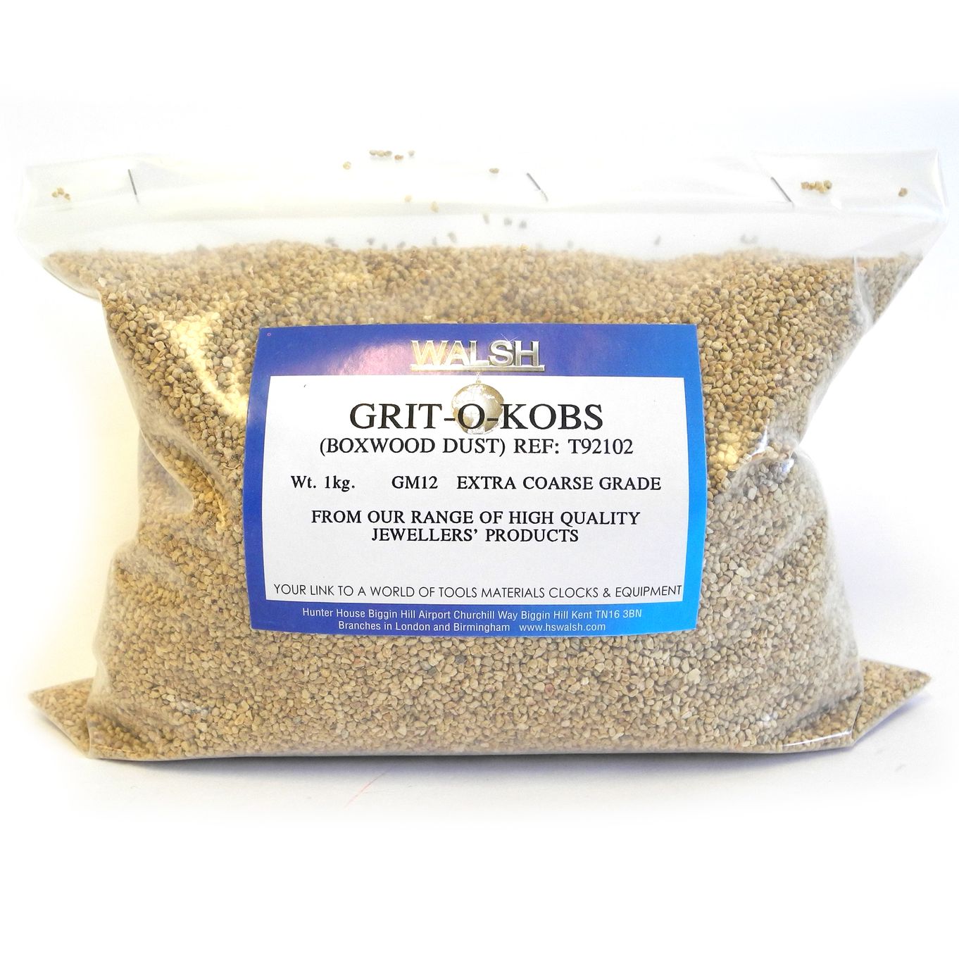 Grit-O-Kobs (Boxwood Drying Media) Extra Coarse GM12, 1kg - T92102