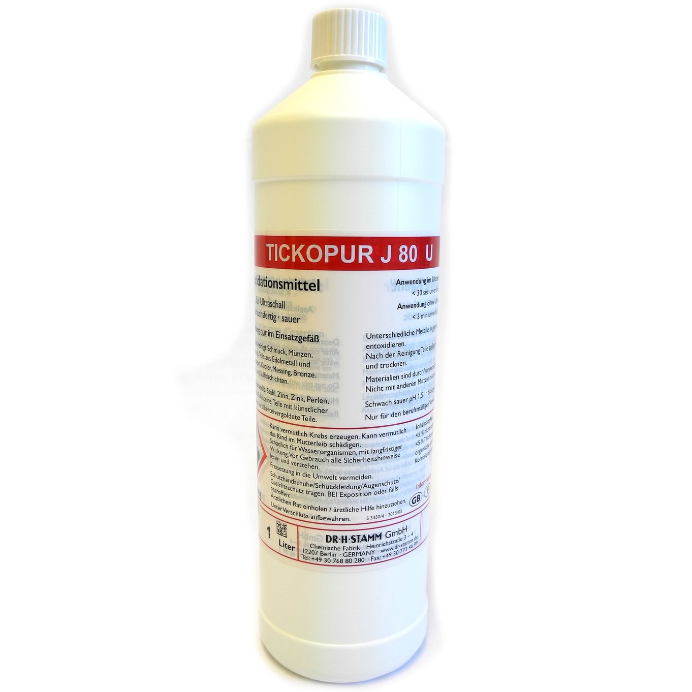 De-Oxidiser De-Oxidising Solution Tickopur J80U 1 Litre - HF6019