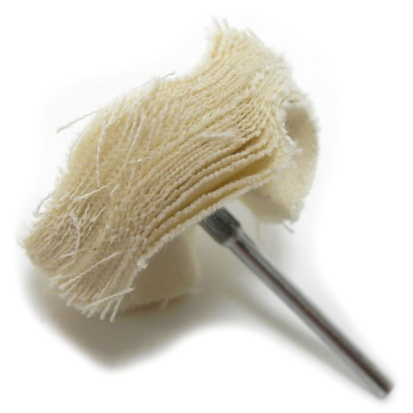 Mounted Soft Calico Mop Ø40mm On Ø3.00mm Spindle - TM5165