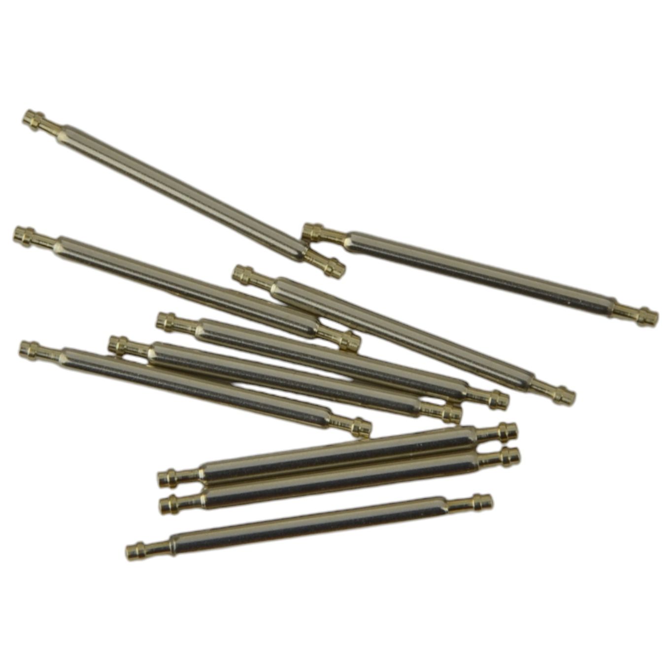Swiss Spring Bars Bracelet Short Flanged (Lugs) - MS415 - Select size (Packs of 10)