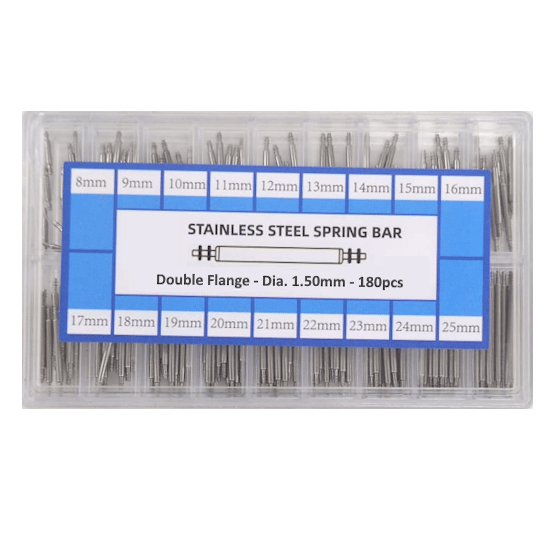 SPRING BAR / LUG GRADED ASSORTMENT 1.50MM (8-25MM)