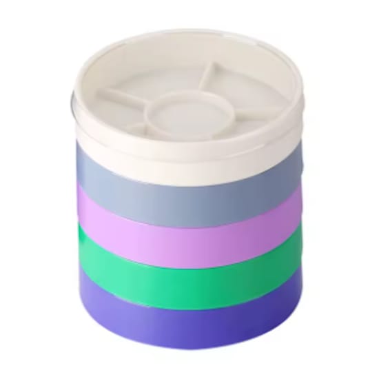 STACKABLE BOXES FOR WATCH PARTS - ROUND - HB003