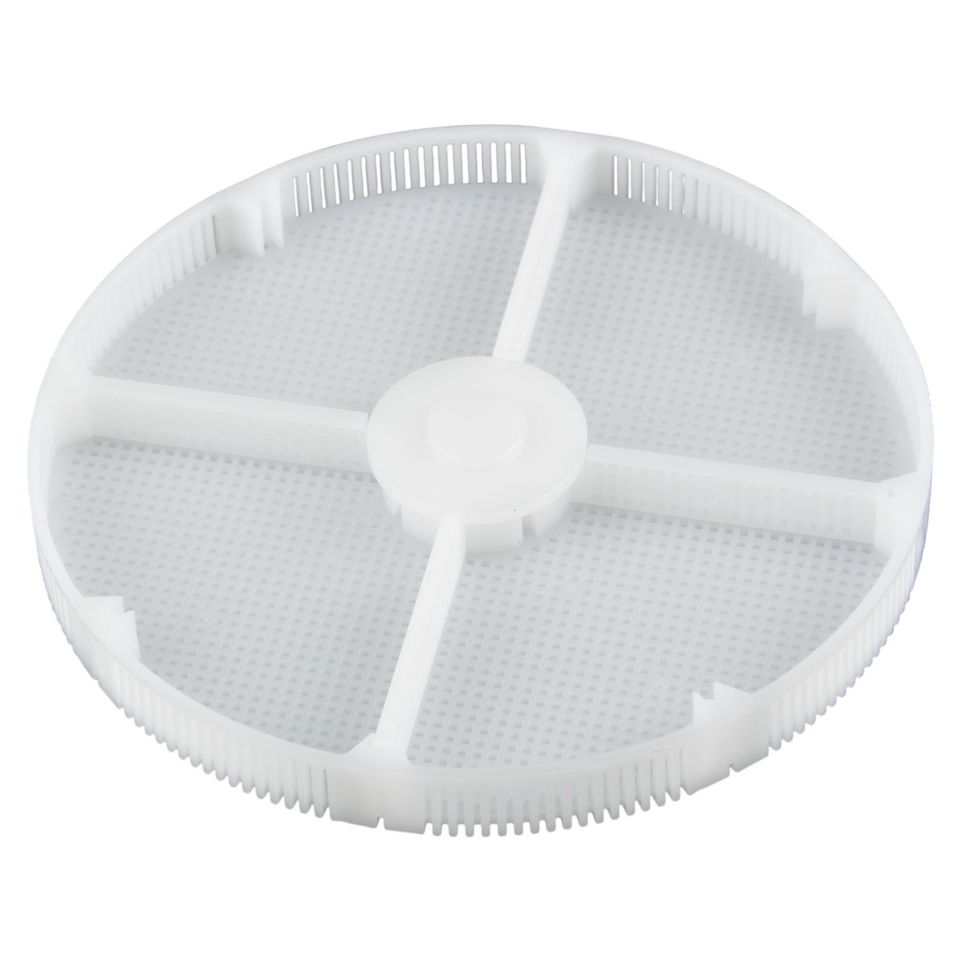 Basket Insert Plastic With 4 Divisions For Greiner ACS900 Ø80mm Height 8mm - HC15882