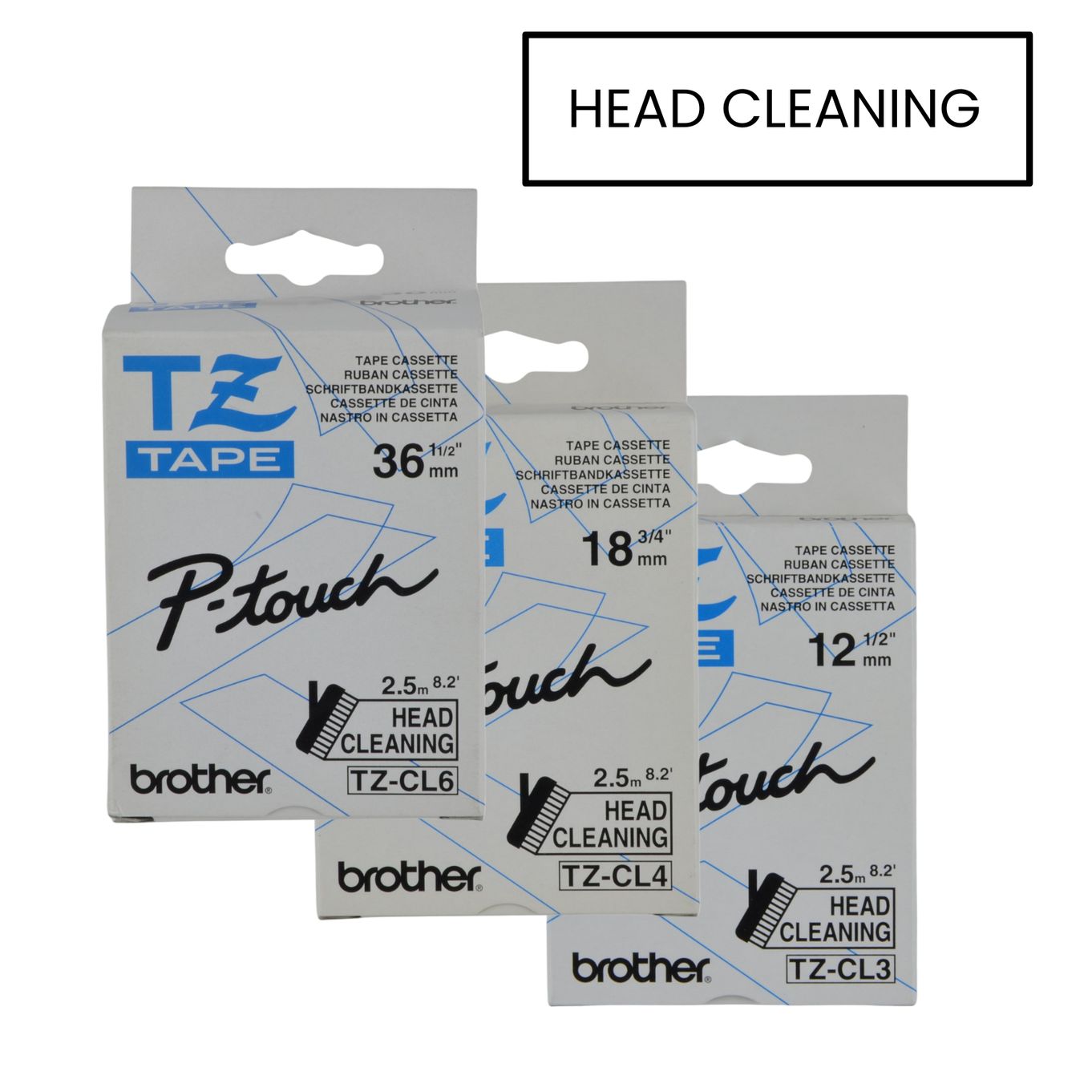 Brother P-Touch Print Head Cleaning Tape - HTZCL*