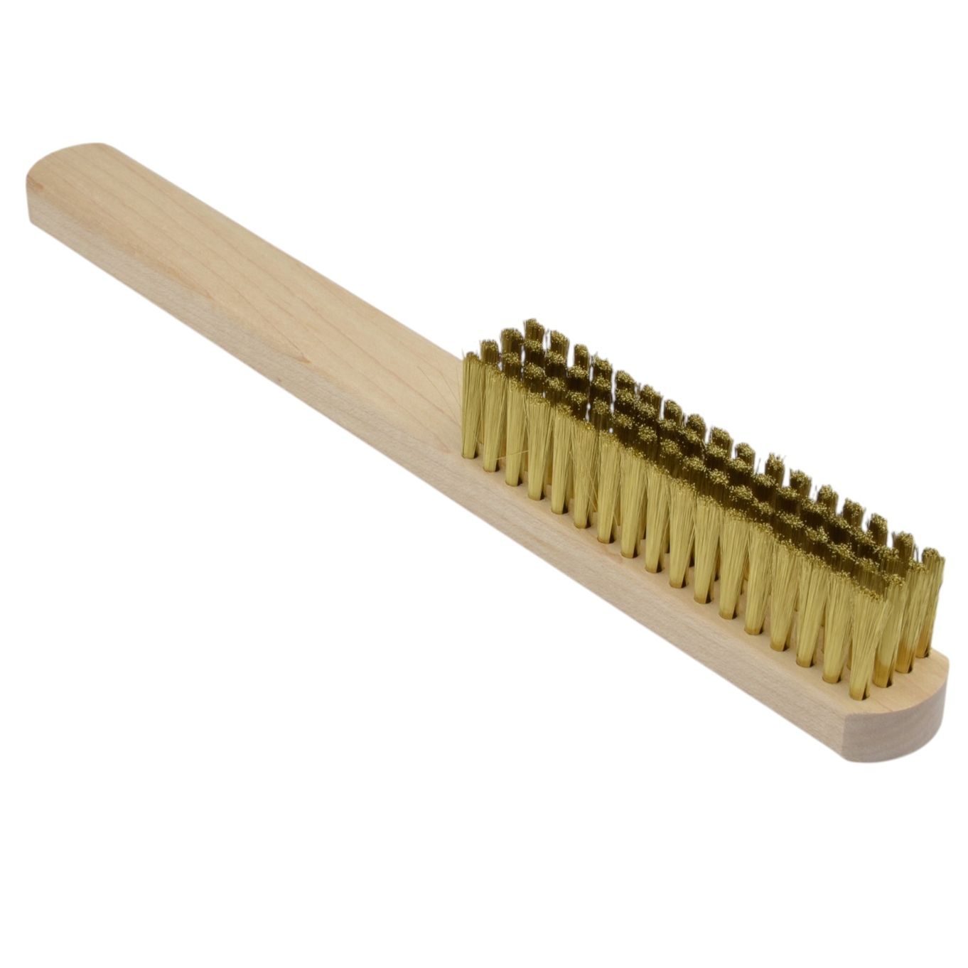 GROBET 16.310 BRASS SCRATCH BRUSH 4 ROW - TB16310