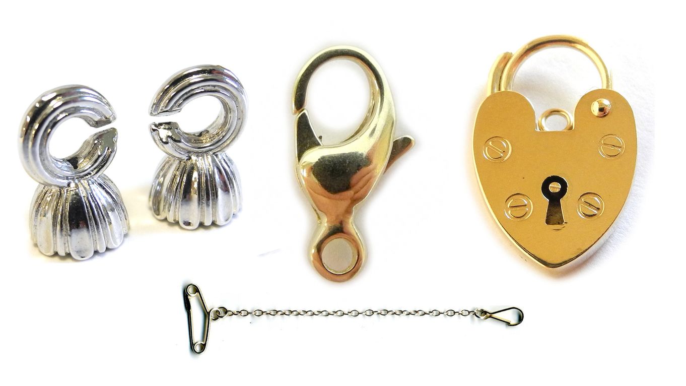 Clasps, End caps & Safety Chain