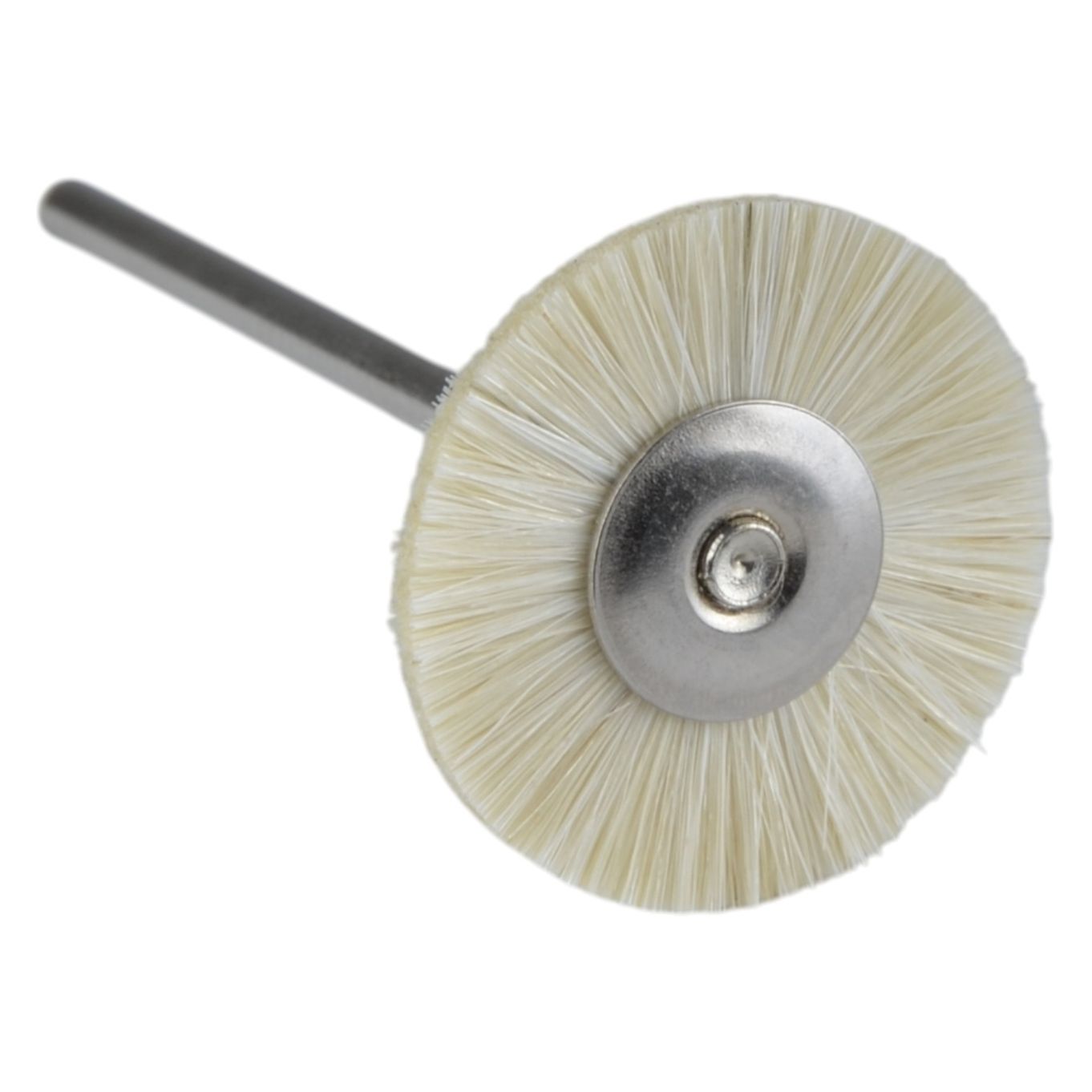 Mounted White Goat Hair Wheel - TM515WG
