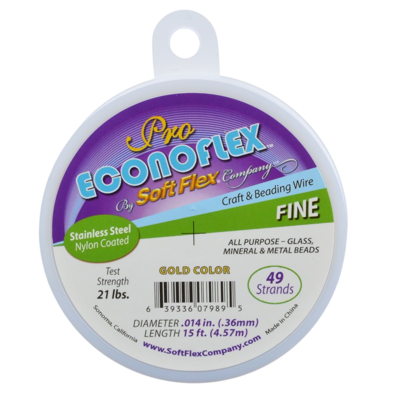 Soft Flex Econoflex Pro Gold Wire Fine 15ft - FT131GLDPRO