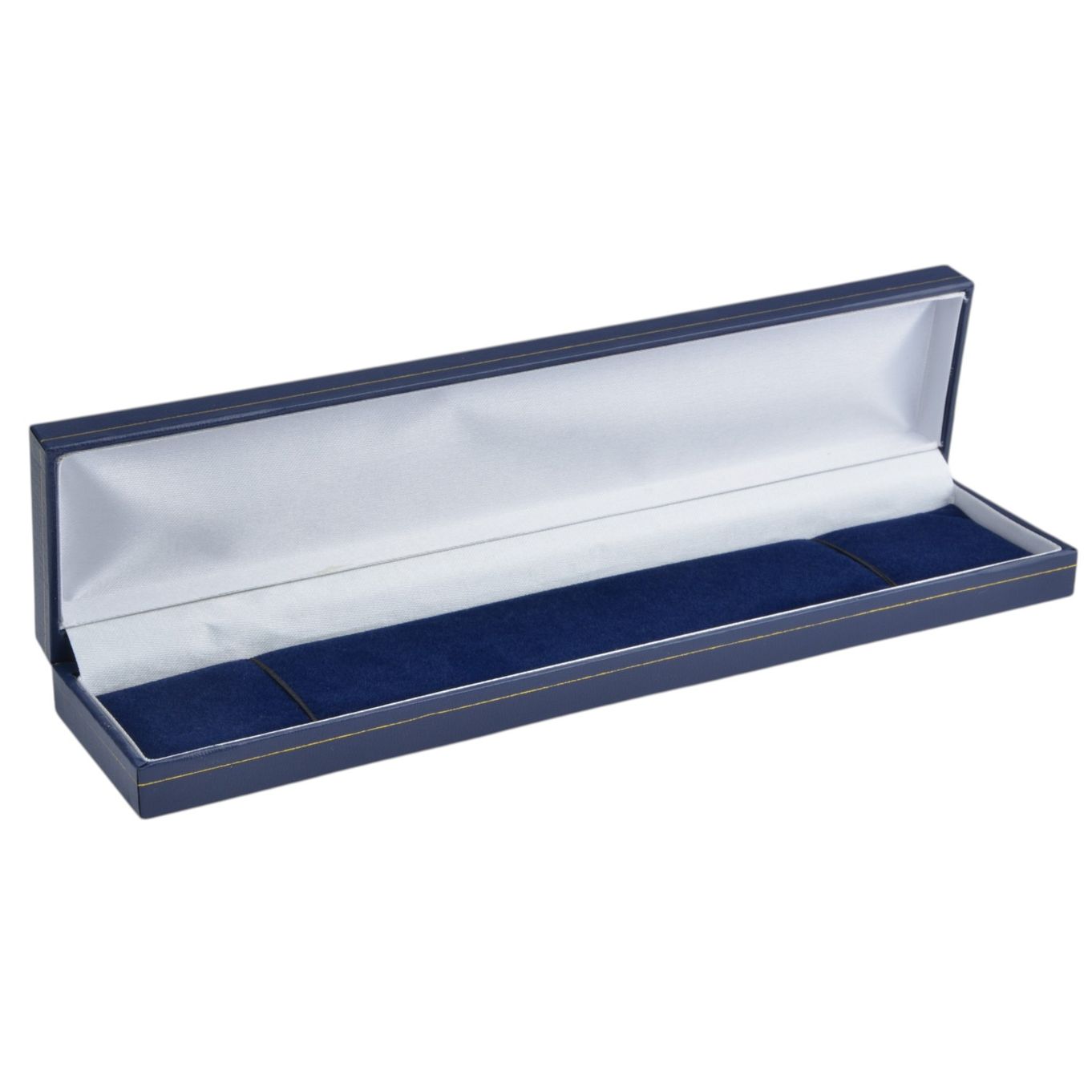 Watch / Bracelet Box (Case) Navy Blue 215mm x 50mm x 24mm - SP820NB