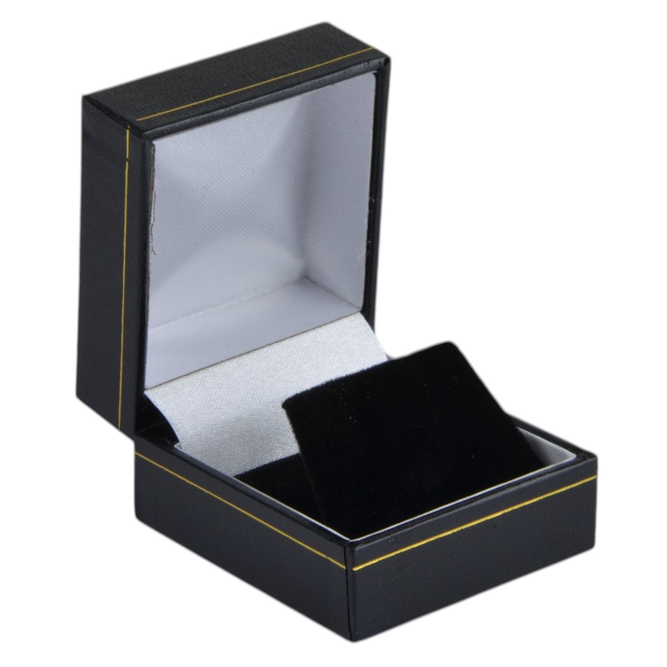 Earring Box (Case) Black 46mm x 52mm x 33mm - SP819