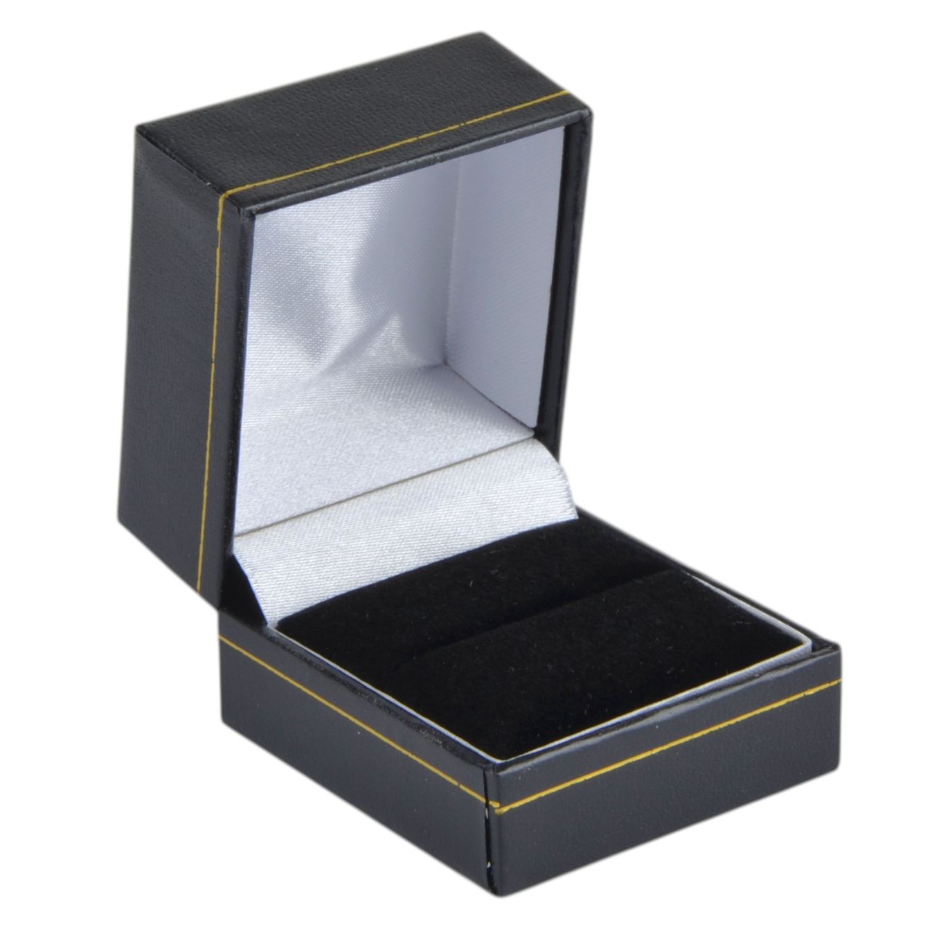 Ring Box (Case) Black 46mm x 52mm x 38mm - SP817