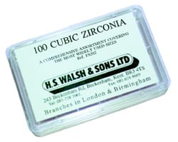 Cubic Zirconia Assortment, 10 Pieces in Different Sizes - FS202